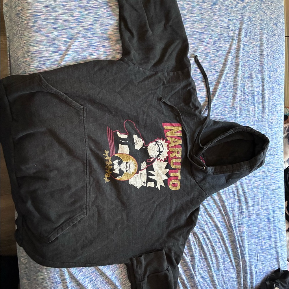 Naruto Graphic Hoodie - Black